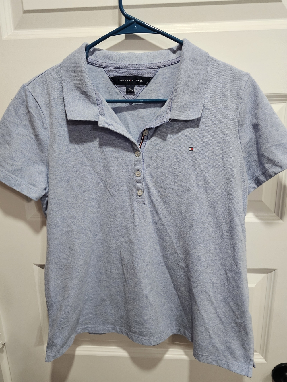 Tommy Hilfiger Men’s Light Blue Polo Shirt